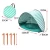 Import Realsin Portable Pop Up Baby Beach Tent Kiddies Shade Pool Tent 50 SPF UV Protection Sun Shelter Canopy for Infant from China