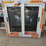 Reasonable price aluminium powder coating sliding windows with mirror coated reflective glass