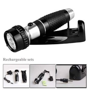 Rechargeable led flashlight torch for hotel