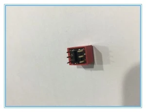 Red Color DIP Slide Type Switch 3 POSITION 3 PIN