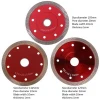 Red Hot Pressed Sintered Mesh Turbo Ceramic Tile Granite Marble Diamond Saw Blade Cutting Disc Wheel Bore Tools