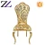 Restaurant chairs and tables furniture wedding event dining room gold italian dining chairs