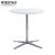 Import Restaurant customized Round Phenolic compact laminate HPL dining table top with stainless steel base from China