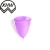 Import Reusable 100% Medical collapsible Silicone Menstrual Period Cup Pink/Purple/Transparent from China