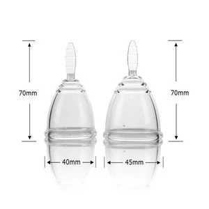 Reusable Medical Silicone Lady Menstrual Cup Wholesale Factory Prices