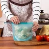 Reusable Silicone Food Storage Preservation Bags Versatile Cooking Bag for Refrigerator Microwave Oven Fruits Vegetables
