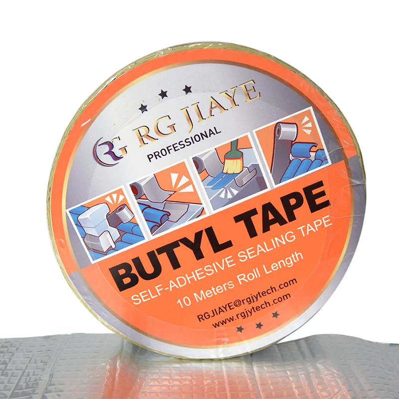 RG JIAYE Top Seller 2.0mm butyl rubber waterproofing tape for stopping leaking