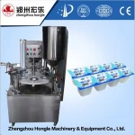 Rotary type Yogurt filling and sealing machine