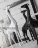 S002-1 New Christmas gift standing giraffe animal statue for home decor