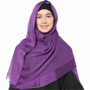 S4315 new fashion 2019 custom islamic head scarf hijabs 100% cotton hair turban scarfs multifunctional muslim bandanas headwear