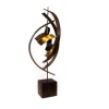 Sculptures Low Prices Table Decor Aluminium Metal Handmade And Wooden New Design Table Decor Use Item