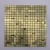 Import Self Adhesive Rose Gold square easy to cut PVC Peel And Stick mosaic Tiles For Wall Backsplash mosaic tile sticker from China