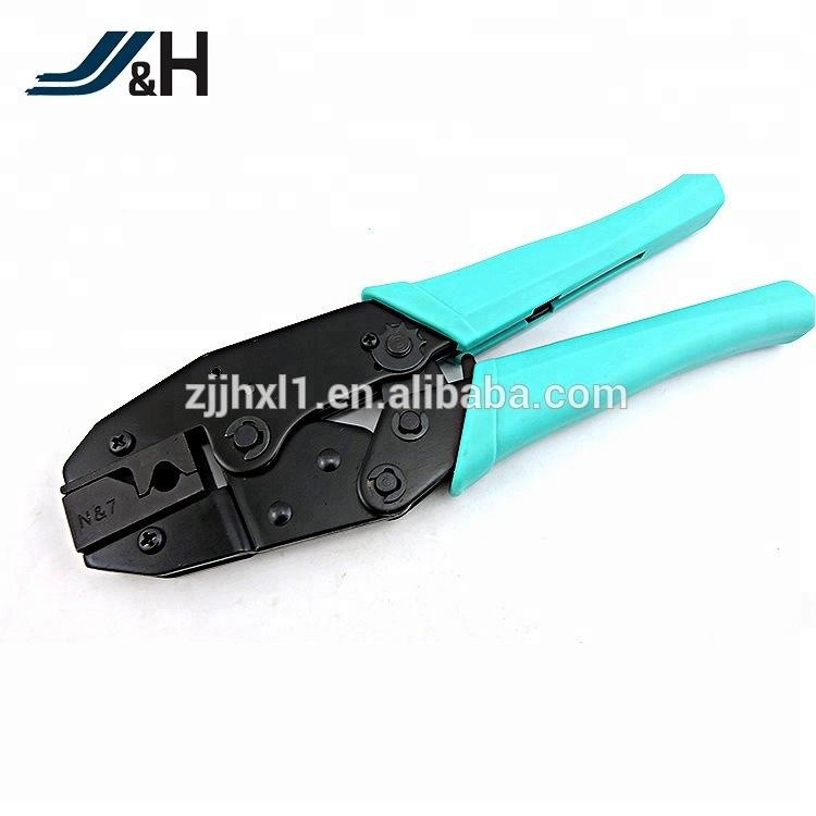 Buy Self Adjusting Ratchet Manual Connector Crimper Plier Cable Ferrule ...