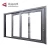 Import Semi-automatic aluminium sliding windows doors Multi panel double glazed sliding glass door from China