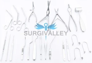 Septoplasty Surgery Instruments Set of 23 ENT Surgical Instruments