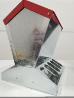 Sheet Metal Automatic Animal Feeder for Poultry Metal Chicken feeder