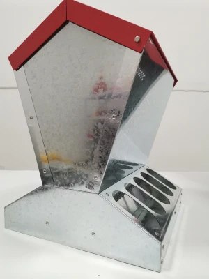 Sheet Metal Automatic Animal Feeder for Poultry Metal Chicken feeder