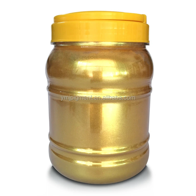 Shiny Crystal Synthetic Mica Gold Pearlescent Pigment for Coating, Paints, Inks