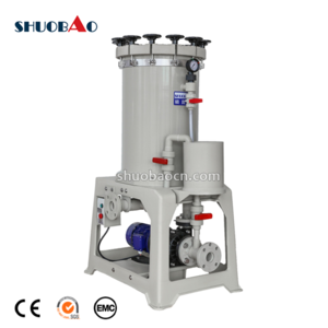 SHUOBAO Water Treatment Chemical Filter for Electroplating Industry