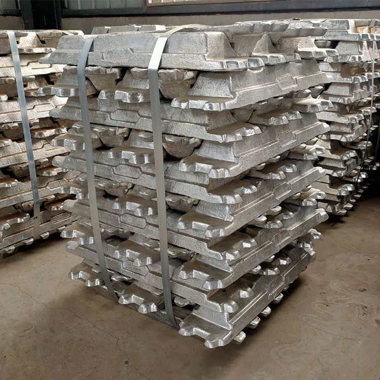 Silver-gray aluminum ingots with sufficient direct sales