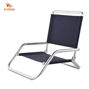 Simple aluminium frame camping beach chair