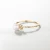 Import Simple Design Gold Jewellery Finger Rings Fine Gold Pearl Stack Ring from China