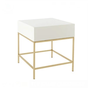 Simplicity fashion bedside table stainless steel nightstand