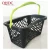 Import single handle small shopping basket super market 25 lts basket from China