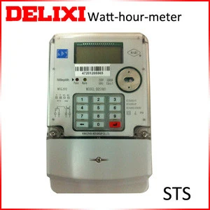 Single-phase Keypad Prepayment electric meter reading instrument