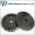 Sintered Diamond Segmented , Continues Rim Grinding Wheel For Granite Grinding Stone Tools Granite Profile Wheel