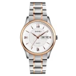 Skmei 1261 stainless steel chain men wrist watch analog quartz watch