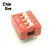 Import Slide Type Switch Module 1 2 3 4 5 6 7 8 10PIN 2.54mm Position Way DIP Red Pitch Toggle Red Snap Dial Switch from China