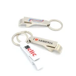 Small Convenient Manual Printed Logo Laser Handheld Portable Bottle Opener Keychain