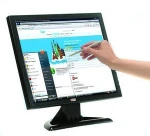 Small LCD Touch Screen Monitor for restaurant E-book reader