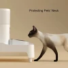 Smart Automatic Cat Feeders Elevated Holder Protect Pets Neck Health Raised Stand Automatic Pet Feeder Bracket