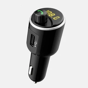 Smart Wireless Bluetooth Car Speaker U Disk FM Transmitter Charger MP3 Player 2.1A
