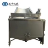 Snacks Batch Fryer Machine For Semi Automatic French Fries Production Line