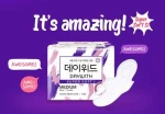 [SNP]Daywith sanitary napkin / FDA/slim & light fit soft cotton extraordinary refreshing feeling  Korea high quality sanitary