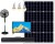 Import Solar Power System Kits with Mini Solar Lighting 32inch TV Fan Build-in Lithium Battery Speaker Can Mobile Phone Charging from China