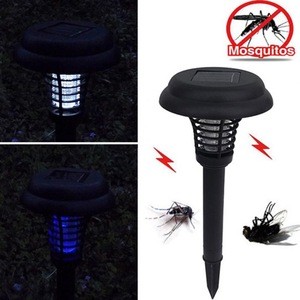Solar Powered Outdoor Insect Killer Bug Zapper For Garden Solar Mosquito Killer Lamp