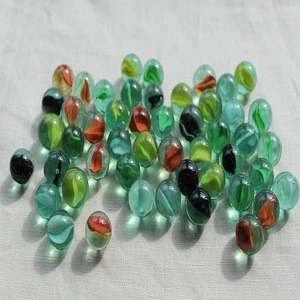 Solid colored round clear marble glass ball marbles