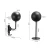 Import Space Aluminum Wall Mounted Motorcycle Helmet Rack Foldable With Jacket Hanger Black Helmet Hanger from China
