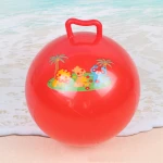 Sport Toys Kids Women Inflatable PVC Space Hopper Jumping Ball With Handle