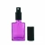 Import square glass gold pump spray perfume bottle 30 ml black matte empty perfume spray bottle from China