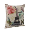 Square Linen Cushion Cover Throw Pillow Cases
