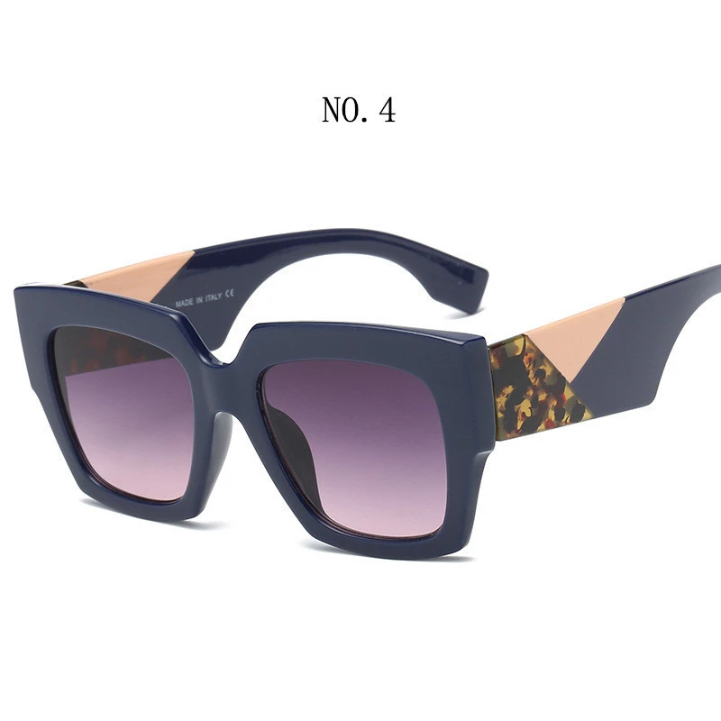 Square Oversized Sunglasses Women Luxury BrandNew Designer Gradient Sun Glasses Big Frame Vintage Eyewear UV400