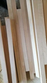 Square solid birch wood furniture parts