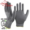 SRSAFETY PU coated ANSI A4 cut resistant automotive industry working glove