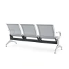 Stainless Steel Accompanying Chair Hospital Furniture 3-seater  Patient Waiting Chair
