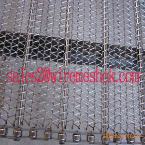 Stainless Steel Conveyor Belts With Chain For Oven